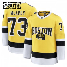 Boston Bruins Trikot Fanatics NHL Stadium Series Premium Charlie Mcavoy 2025-26 Gold - Kinder