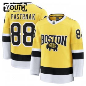 Boston Bruins Trikot Fanatics NHL Stadium Series Premium David Pastrnak 2025-26 Gold - Kinder