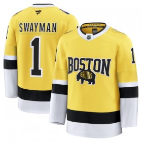 Boston Bruins Trikot Fanatics NHL Stadium Series Premium Jeremy Swayman 2025-26 Gold - Herren