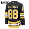 Boston Bruins Trikot Fanatics Premium David Pastrnak 2025-26 Schwarz Heim - Kinder