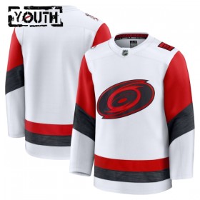 Carolina Hurricanes Trikot Custom Fanatics Premium 2025-26 Weiss Auswärts - Kinder