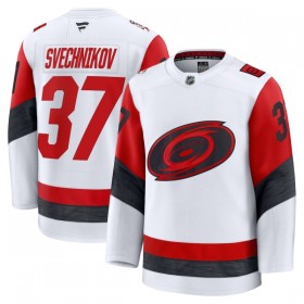 Carolina Hurricanes Trikot Fanatics Premium Andrei Svechnikov 2025-26 Weiss Auswärts - Herren