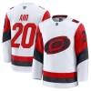 Carolina Hurricanes Trikot Fanatics Premium Sebastian Aho 2025-26 Weiss Auswärts - Herren