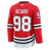 Chicago Blackhawks Trikot Fanatics Centennial Premium Connor Bedard 2025-26 Rot - Herren