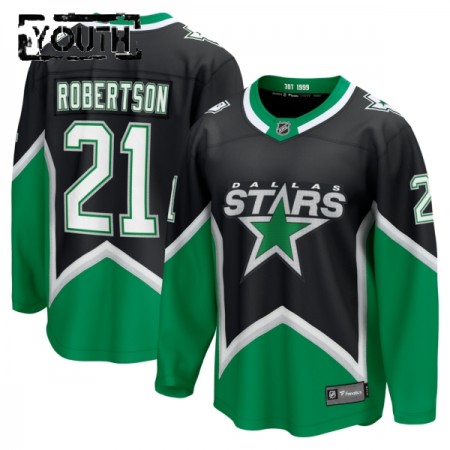 Dallas Stars Trikot Fanatics Premium Jason Robertson 2025-26 Schwarz Ausweich - Kinder