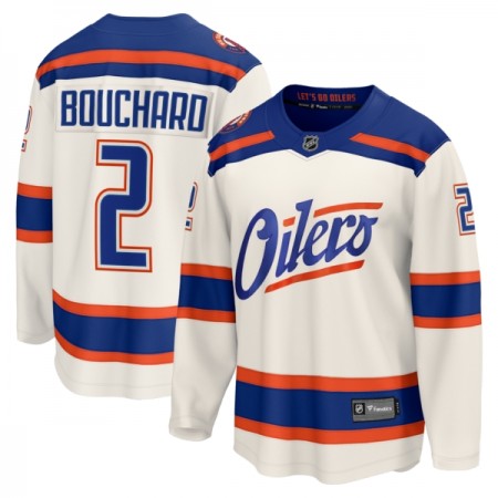 Edmonton Oilers Trikot Fanatics Premium Evan Bouchard 2025-26 Weiss Ausweich - Herren Edmonton Oilers Trikot Fanatics Premium Evan Bouchard 2025-26 Weiss Ausweich - Herren