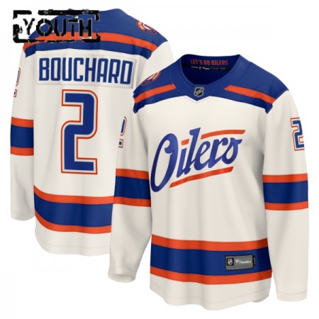 Edmonton Oilers Trikot Fanatics Premium Evan Bouchard 2025-26 Weiss Ausweich - Kinder Edmonton Oilers Trikot Fanatics Premium Evan Bouchard 2025-26 Weiss Ausweich - Kinder