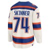 Edmonton Oilers Trikot Fanatics Premium Stuart Skinner 2025-26 Weiss Ausweich - Herren