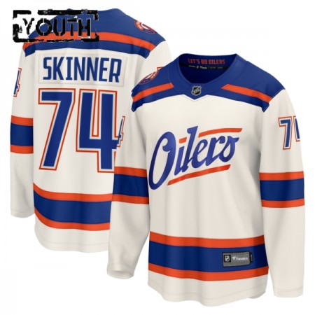 Edmonton Oilers Trikot Fanatics Premium Stuart Skinner 2025-26 Weiss Ausweich - Kinder Edmonton Oilers Trikot Fanatics Premium Stuart Skinner 2025-26 Weiss Ausweich - Kinder