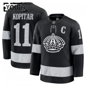 Los Angeles Kings Trikot Fanatics Premium Anze Kopitar 2025-26 Schwarz Ausweich - Kinder