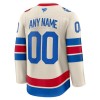 New York Rangers Trikot Custom Fanatics Premium 2025-26 Weiss Winter Classic - Herren