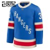 New York Rangers Trikot Fanatics Centennial Premium Igor Shesterkin 2025-26 Blau - Kinder
