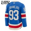 New York Rangers Trikot Fanatics Centennial Premium Mika Zibanejad 2025-26 Blau - Kinder