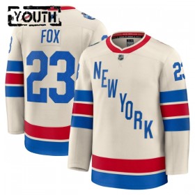 New York Rangers Trikot Fanatics Premium Adam Fox 2025-26 Weiss Winter Classic - Kinder