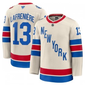 New York Rangers Trikot Fanatics Premium Alexis Lafreniere 2025-26 Weiss Winter Classic - Herren