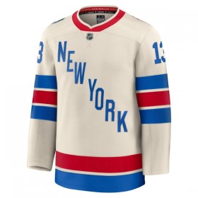 New York Rangers Trikot Fanatics Premium Alexis Lafreniere 2025-26 Weiss Winter Classic - Herren