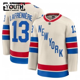 New York Rangers Trikot Fanatics Premium Alexis Lafreniere 2025-26 Weiss Winter Classic - Kinder