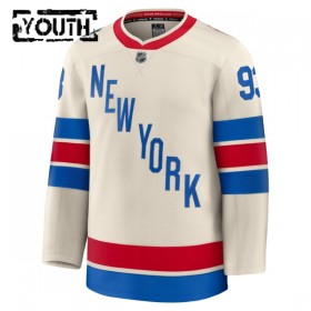 New York Rangers Trikot Fanatics Premium Mika Zibanejad 2025-26 Weiss Winter Classic - Kinder