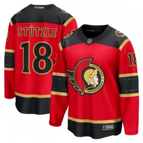 Ottawa Senators Trikot Fanatics Premium Tim Stutzle 2025-26 Rot Ausweich - Herren