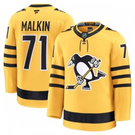 Pittsburgh Penguins Trikot Fanatics Premium Evgeni Malkin 2025-26 Gold Ausweich - Herren