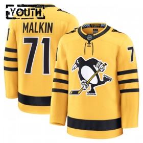 Pittsburgh Penguins Trikot Fanatics Premium Evgeni Malkin 2025-26 Gold Ausweich - Kinder