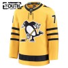 Pittsburgh Penguins Trikot Fanatics Premium Evgeni Malkin 2025-26 Gold Ausweich - Kinder