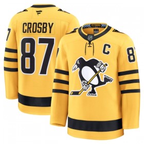 Pittsburgh Penguins Trikot Fanatics Premium Sidney Crosby 2025-26 Gold Ausweich - Herren