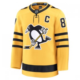 Pittsburgh Penguins Trikot Fanatics Premium Sidney Crosby 2025-26 Gold Ausweich - Herren