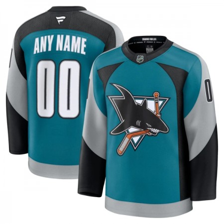 San Jose Sharks Trikot Custom Fanatics Premium 2025-26 Teal Ausweich - Herren San Jose Sharks Trikot Custom Fanatics Premium 2025-26 Teal Ausweich - Herren