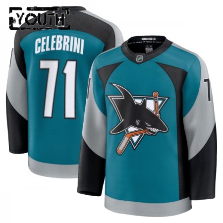 San Jose Sharks Trikot Fanatics Premium Macklin Celebrini 2025-26 Teal Ausweich - Kinder San Jose Sharks Trikot Fanatics Premium Macklin Celebrini 2025-26 Teal Ausweich - Kinder