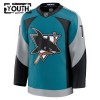 San Jose Sharks Trikot Fanatics Premium Macklin Celebrini 2025-26 Teal Ausweich - Kinder