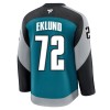 San Jose Sharks Trikot Fanatics Premium William Eklund 2025-26 Teal Ausweich - Herren