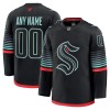 Seattle Kraken Trikot Custom Fanatics Premium 2025-26 Schwarz Ausweich - Herren Seattle Kraken Trikot Custom Fanatics Premium 2025-26 Schwarz Ausweich - Herren