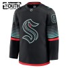 Seattle Kraken Trikot Custom Fanatics Premium 2025-26 Schwarz Ausweich - Kinder