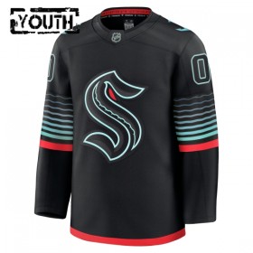 Seattle Kraken Trikot Custom Fanatics Premium 2025-26 Schwarz Ausweich - Kinder