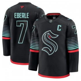 Seattle Kraken Trikot Fanatics Premium Eberle Jordan 2025-26 Schwarz Ausweich - Herren