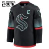 Seattle Kraken Trikot Fanatics Premium Eberle Jordan 2025-26 Schwarz Ausweich - Kinder