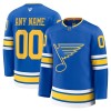 St. Louis Blues Trikot Custom Fanatics Premium 2025-26 Blau Heim - Herren St. Louis Blues Trikot Custom Fanatics Premium 2025-26 Blau Heim - Herren