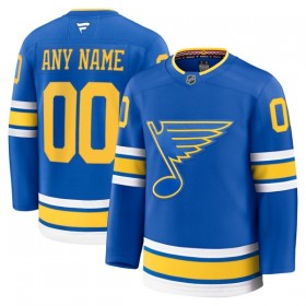 St. Louis Blues Trikot Custom Fanatics Premium 2025-26 Blau Heim - Herren