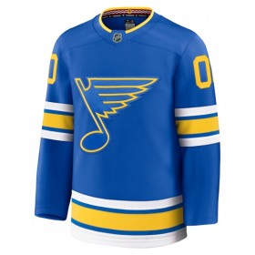 St. Louis Blues Trikot Custom Fanatics Premium 2025-26 Blau Heim - Herren