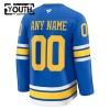 St. Louis Blues Trikot Custom Fanatics Premium 2025-26 Blau Heim - Kinder