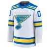 St. Louis Blues Trikot Custom Fanatics Premium 2025-26 Weiss Auswärts - Herren