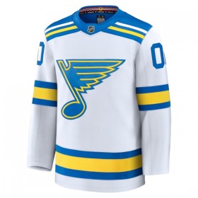 St. Louis Blues Trikot Custom Fanatics Premium 2025-26 Weiss Auswärts - Herren