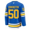 St. Louis Blues Trikot Fanatics Premium Binnington Jordan 2025-26 Blau Heim - Herren