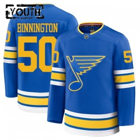 St. Louis Blues Trikot Fanatics Premium Binnington Jordan 2025-26 Blau Heim - Kinder
