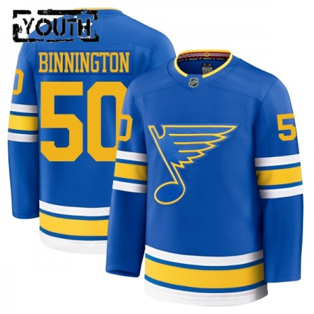 St. Louis Blues Trikot Fanatics Premium Binnington Jordan 2025-26 Blau Heim - Kinder St. Louis Blues Trikot Fanatics Premium Binnington Jordan 2025-26 Blau Heim - Kinder