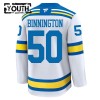 St. Louis Blues Trikot Fanatics Premium Binnington Jordan 2025-26 Weiss Auswärts - Kinder