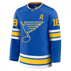 St. Louis Blues Trikot Fanatics Premium Robert Thomas 2025-26 Blau Heim - Herren