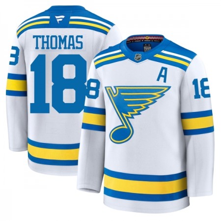 St. Louis Blues Trikot Fanatics Premium Robert Thomas 2025-26 Weiss Auswärts - Herren St. Louis Blues Trikot Fanatics Premium Robert Thomas 2025-26 Weiss Auswärts - Herren