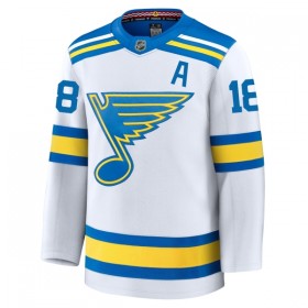 St. Louis Blues Trikot Fanatics Premium Robert Thomas 2025-26 Weiss Auswärts - Herren